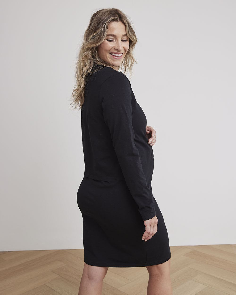 Black Sleeveless Dress and Long-Sleeve Top - Petit Lem