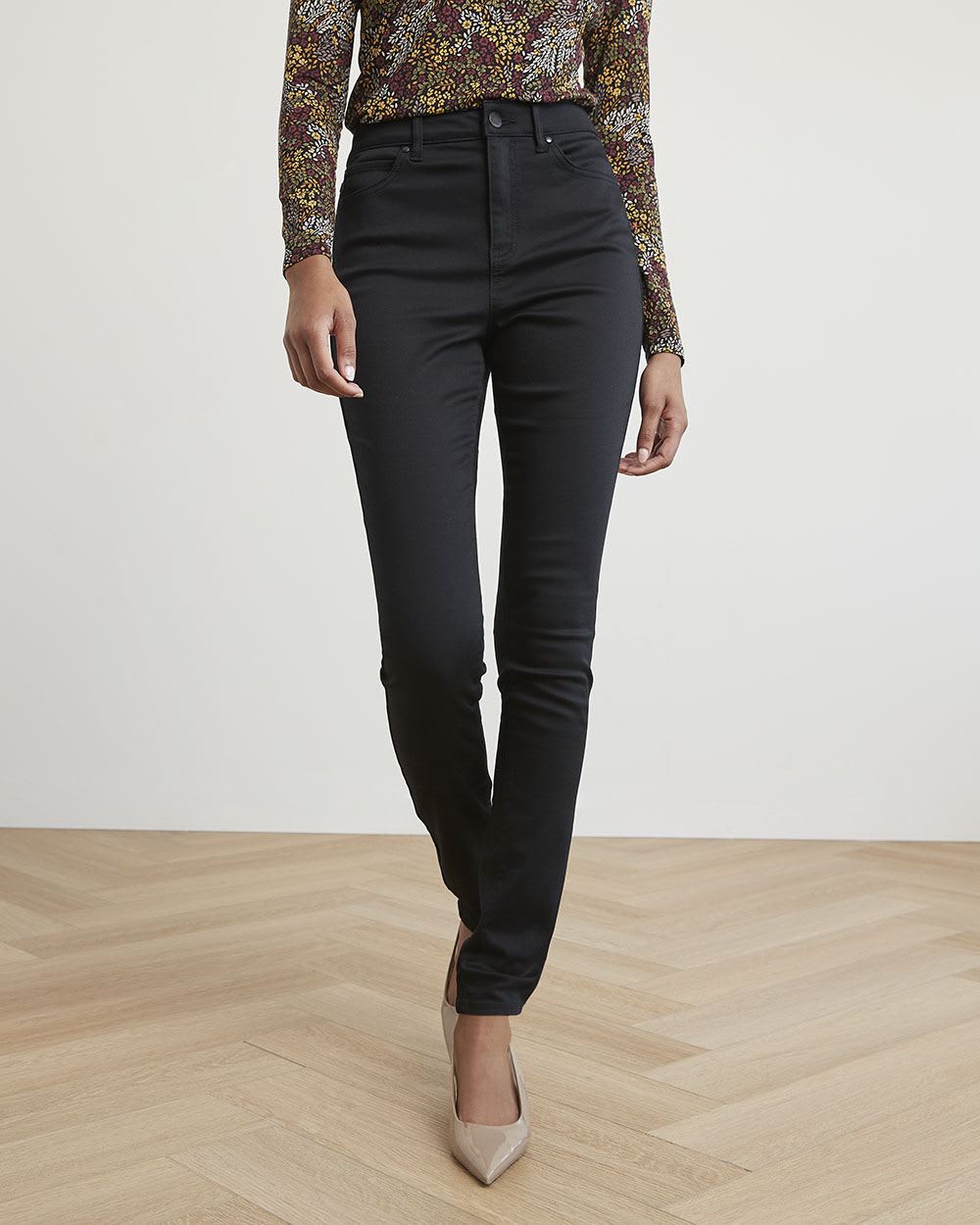 Black High-Rise Natalie Jegging - 32''