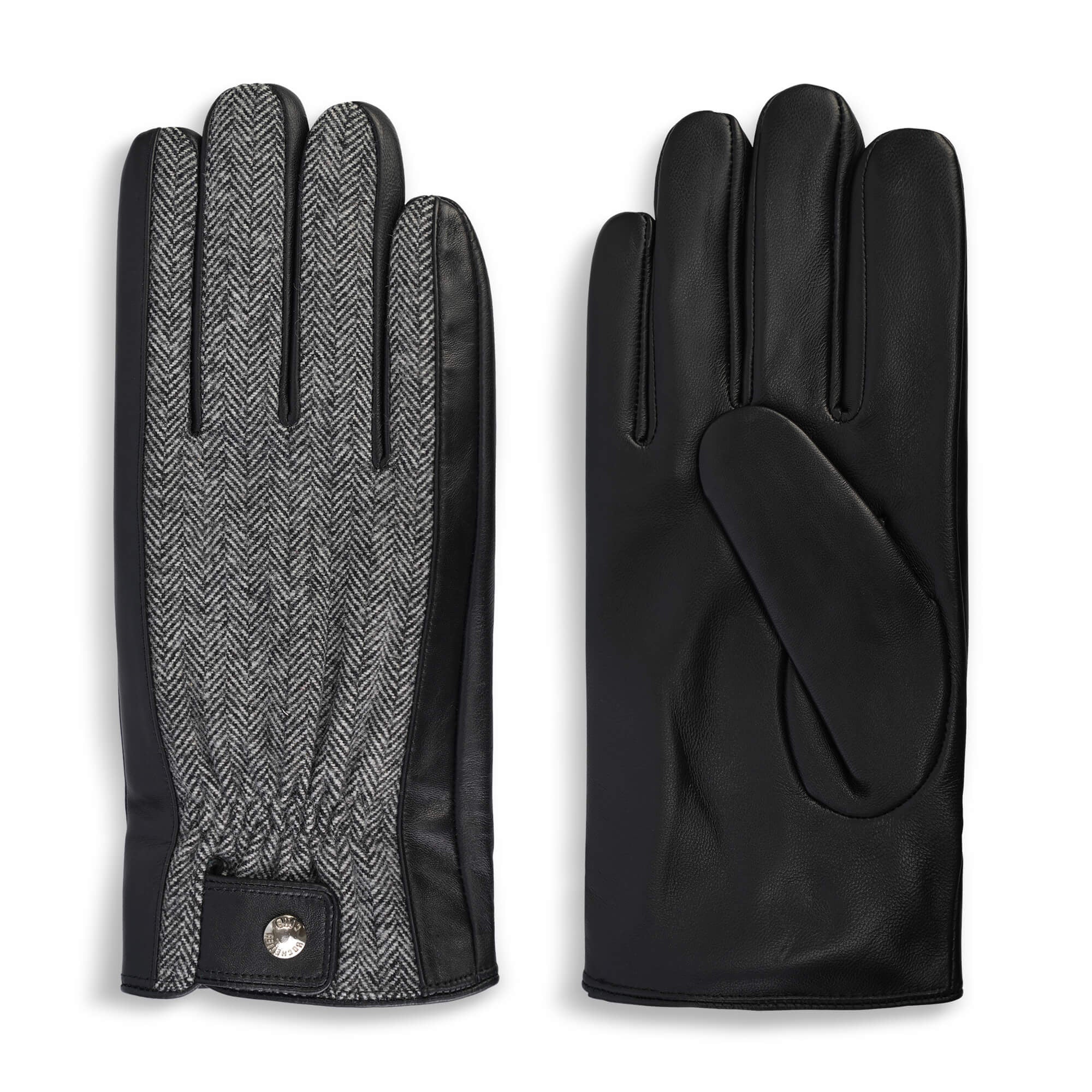 CR Men's - Leather & Fabric Contrast Glove