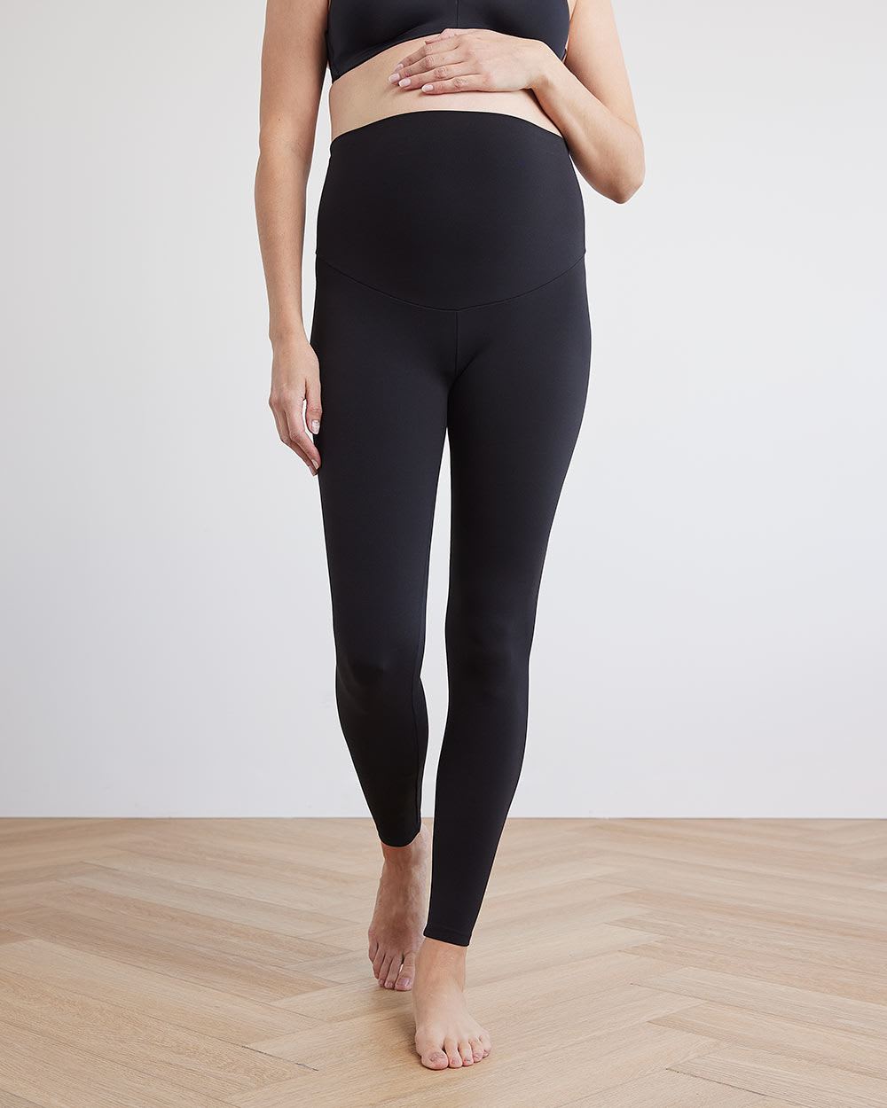 Over-the-Belly Band Soft Touch Legging - Thyme Maternity