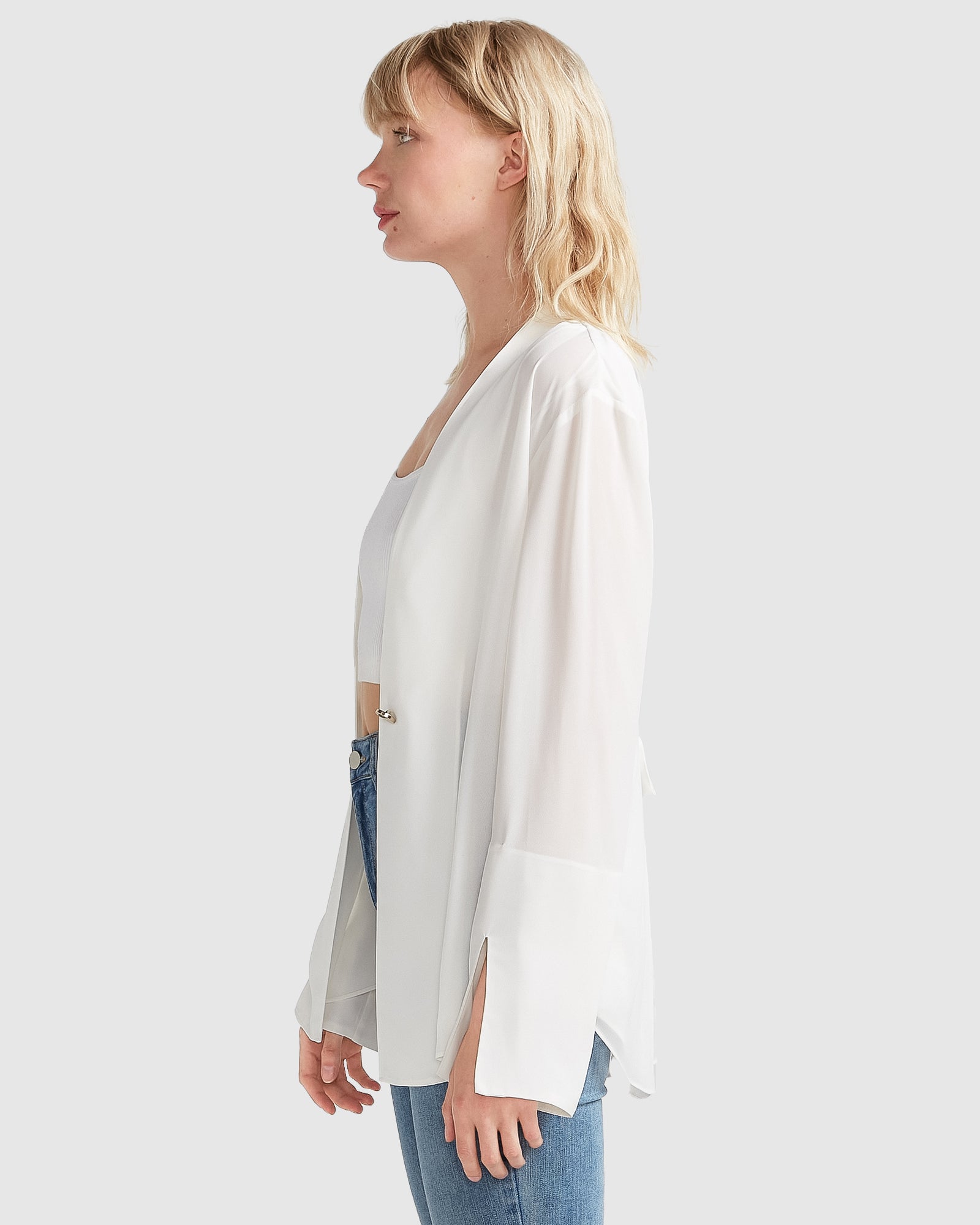 Belle & Bloom Sheer Genius Lightweight Blazer