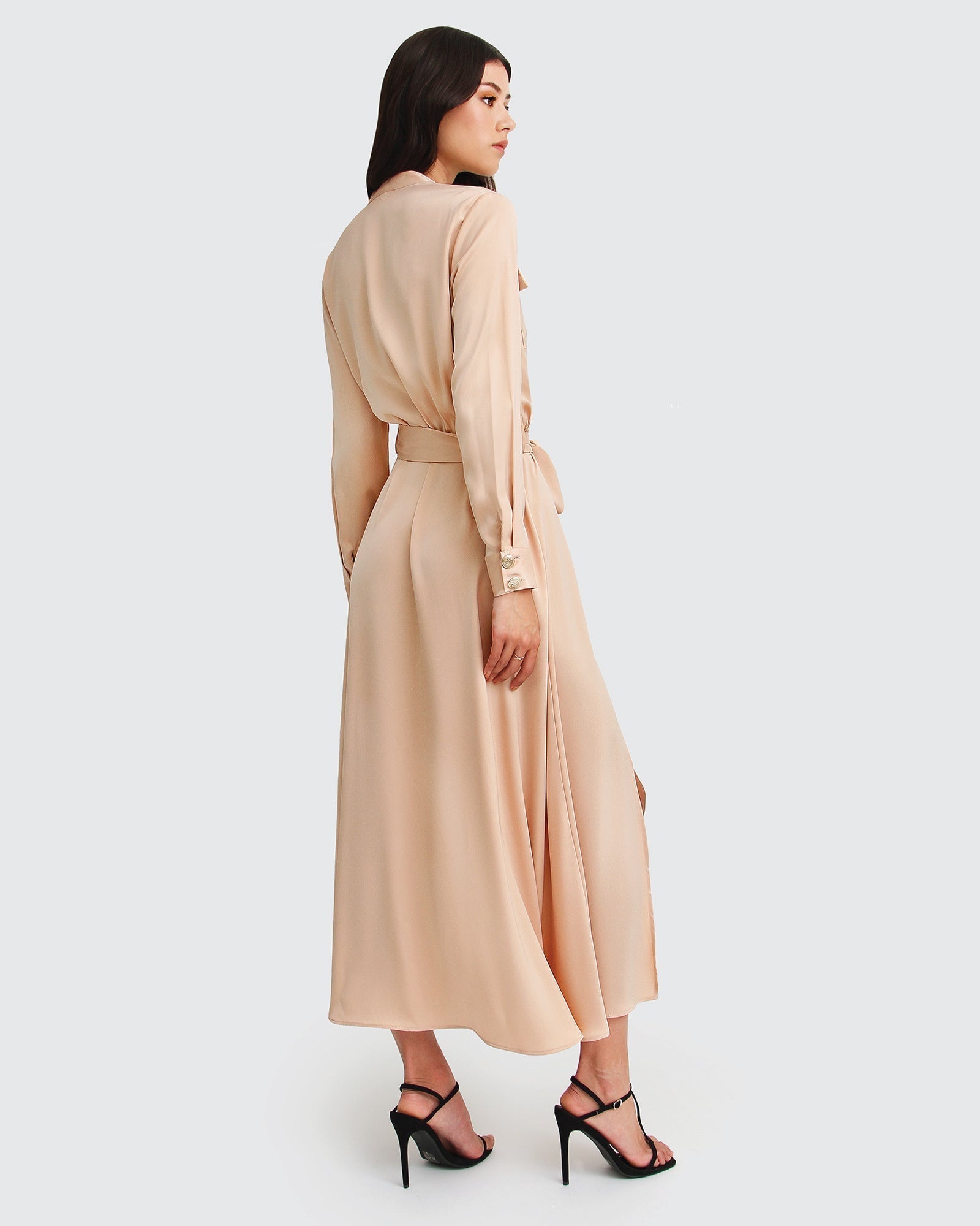 Belle & Bloom Lover To Lover Maxi Shirt Dress