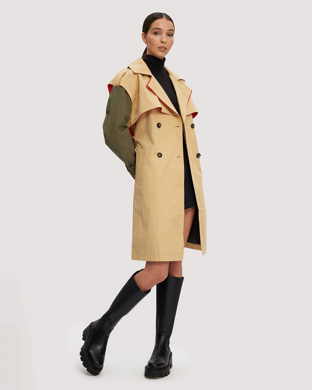 Noize - Charlotta Long Length Trenchcoat