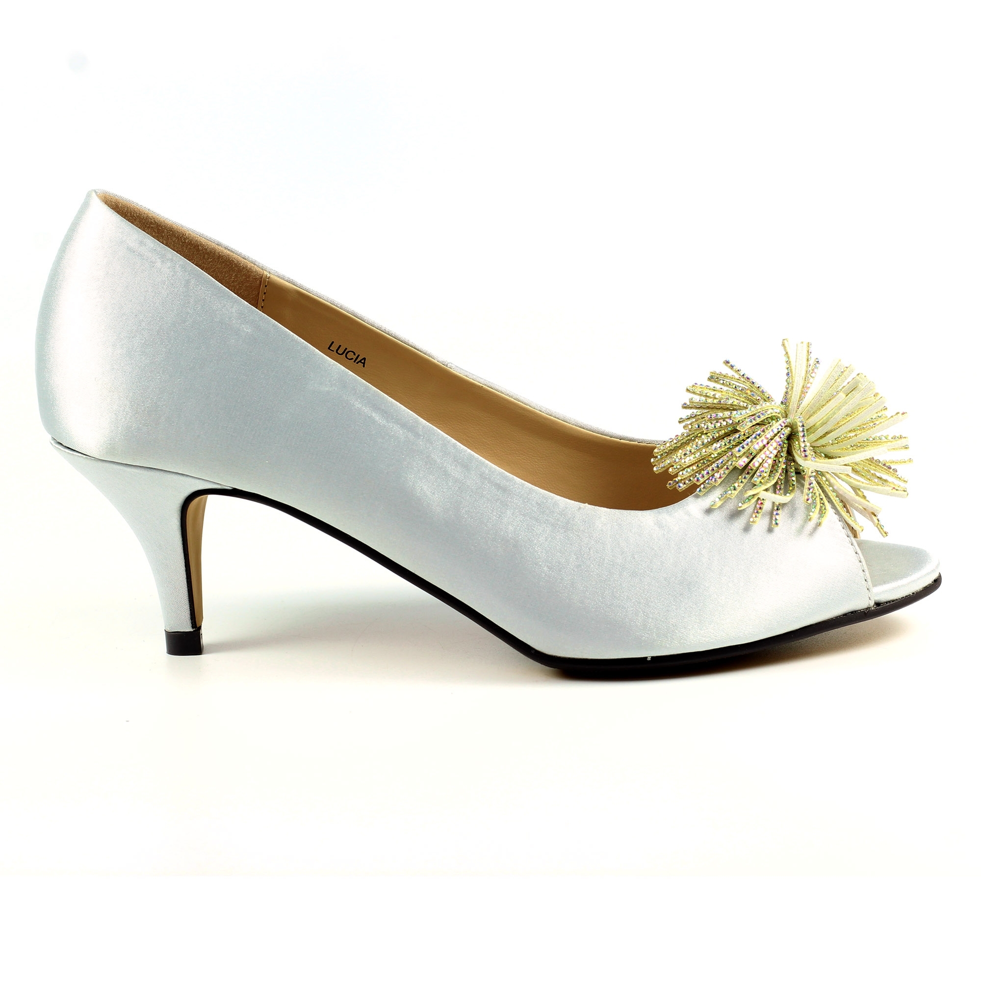 Lunar - Womens/Ladies Lucia Satin Court Shoes