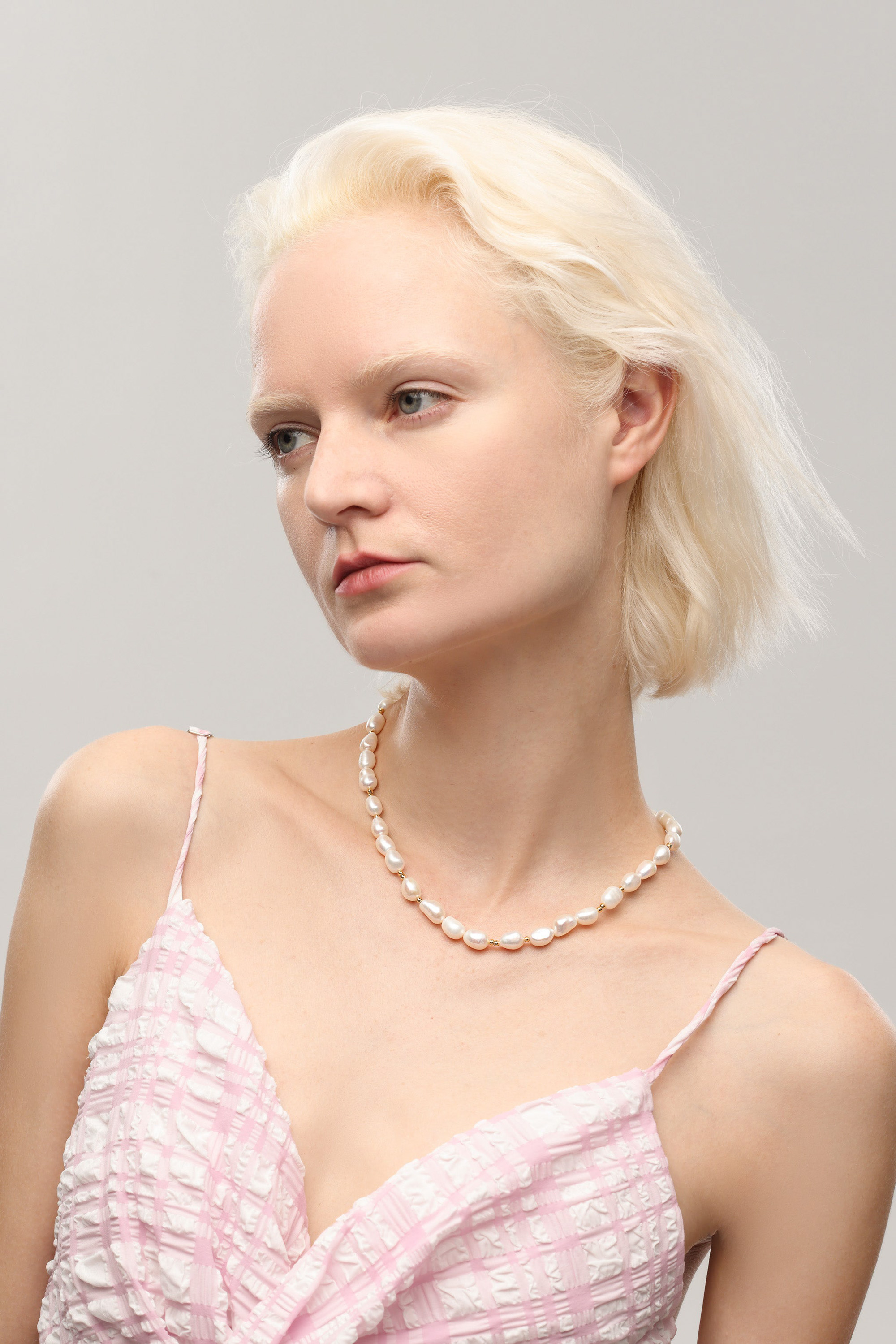 Classicharms-Mera Baroque Pearl Beaded Necklace