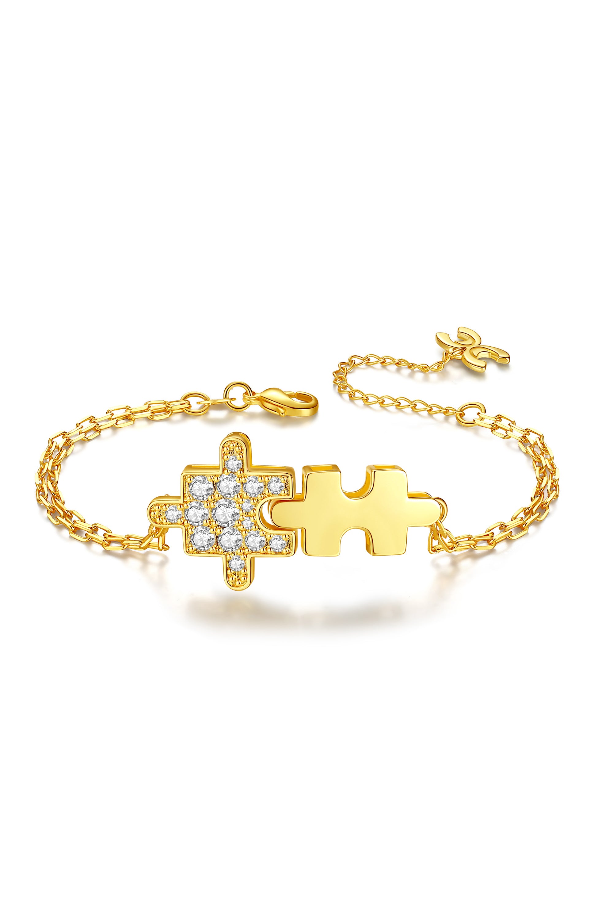 Classicharms-Jigsaw Puzzle Bracelet