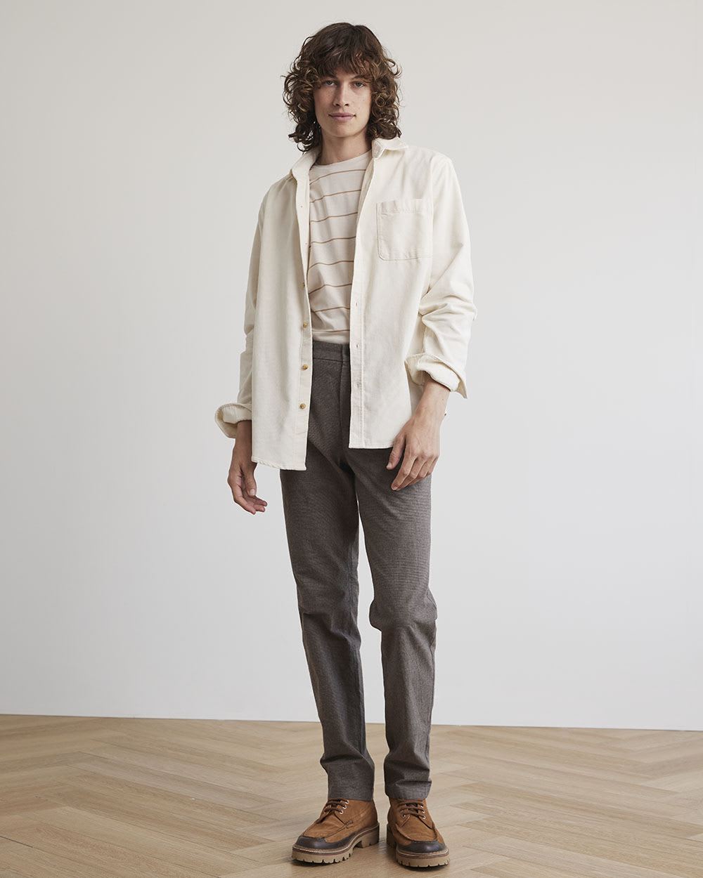 Regular-Fit Corduroy Shirt
