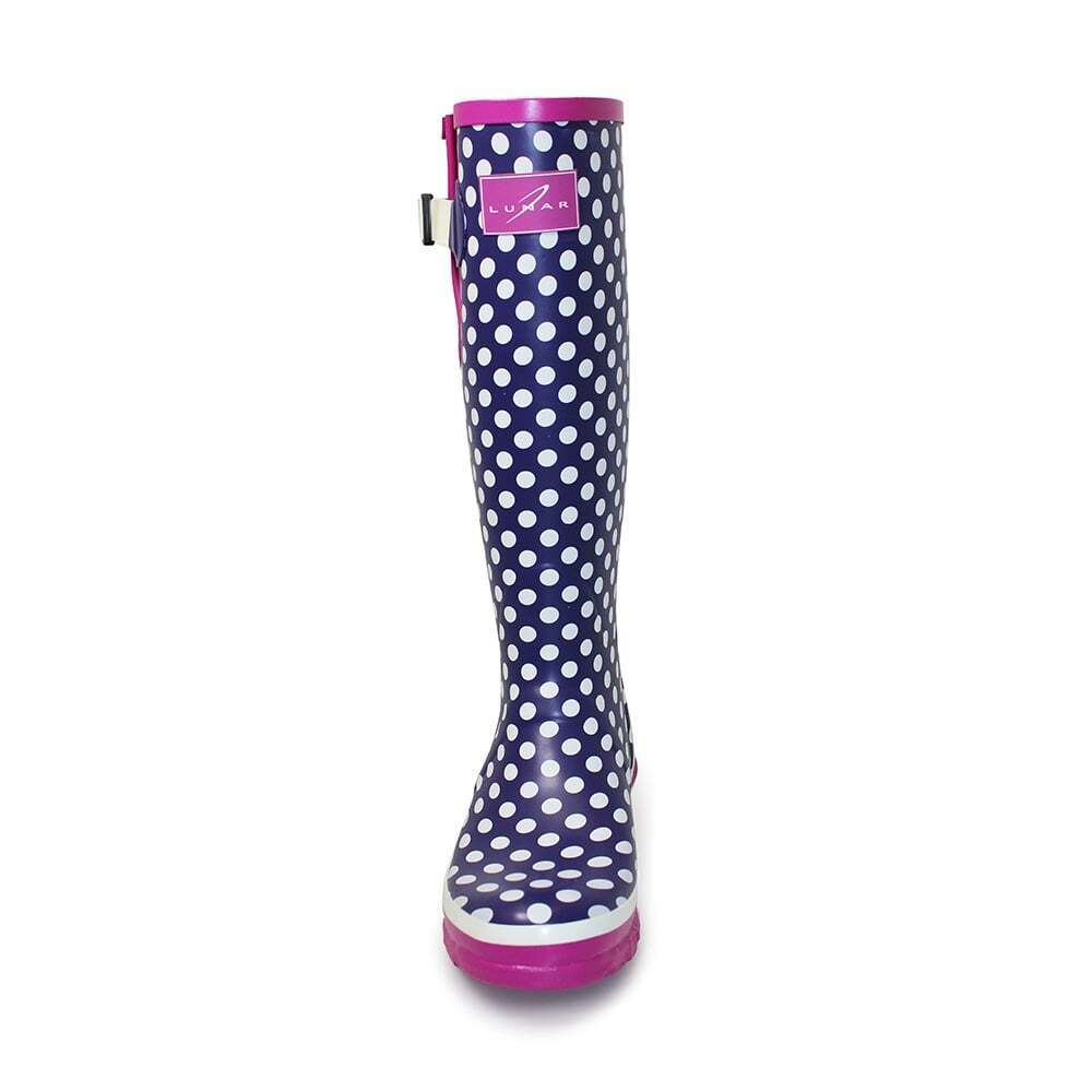 Lunar - Womens/Ladies Polka Dot Galoshes