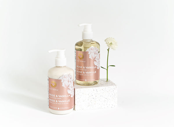 Rose & Vanilla Hand & Body Lotion 240ml- Ellie Bianca