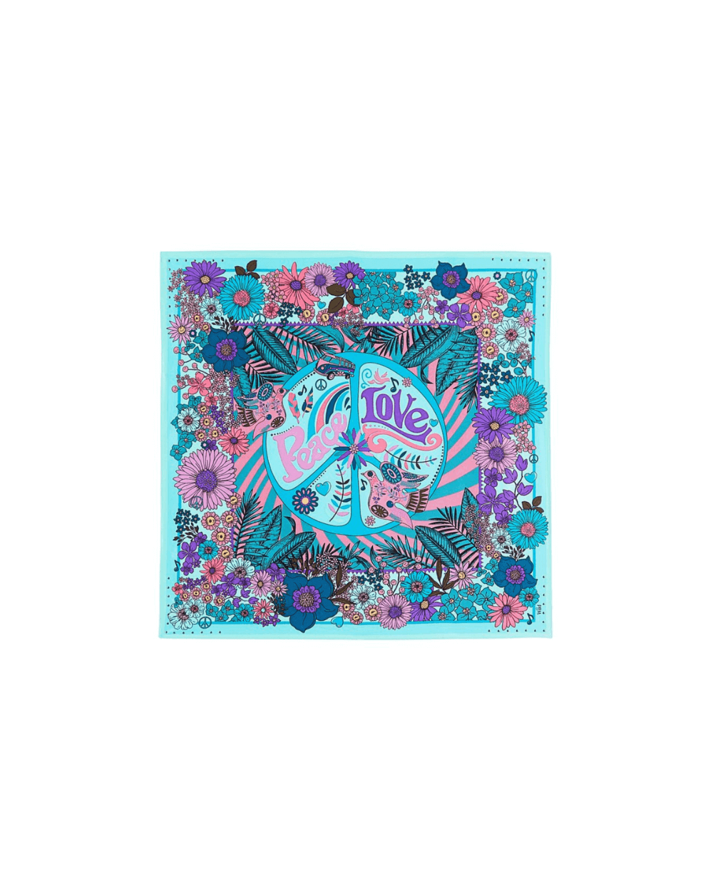 PEACELOVE Medium Blue Scarf