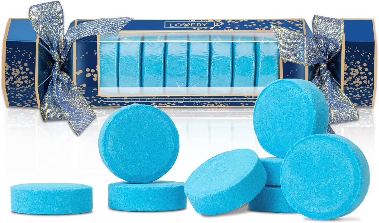 Lovery Shower Steamers Aromatherapy Self Care Gift - 8 Pc Essential Oils Shower Bombs