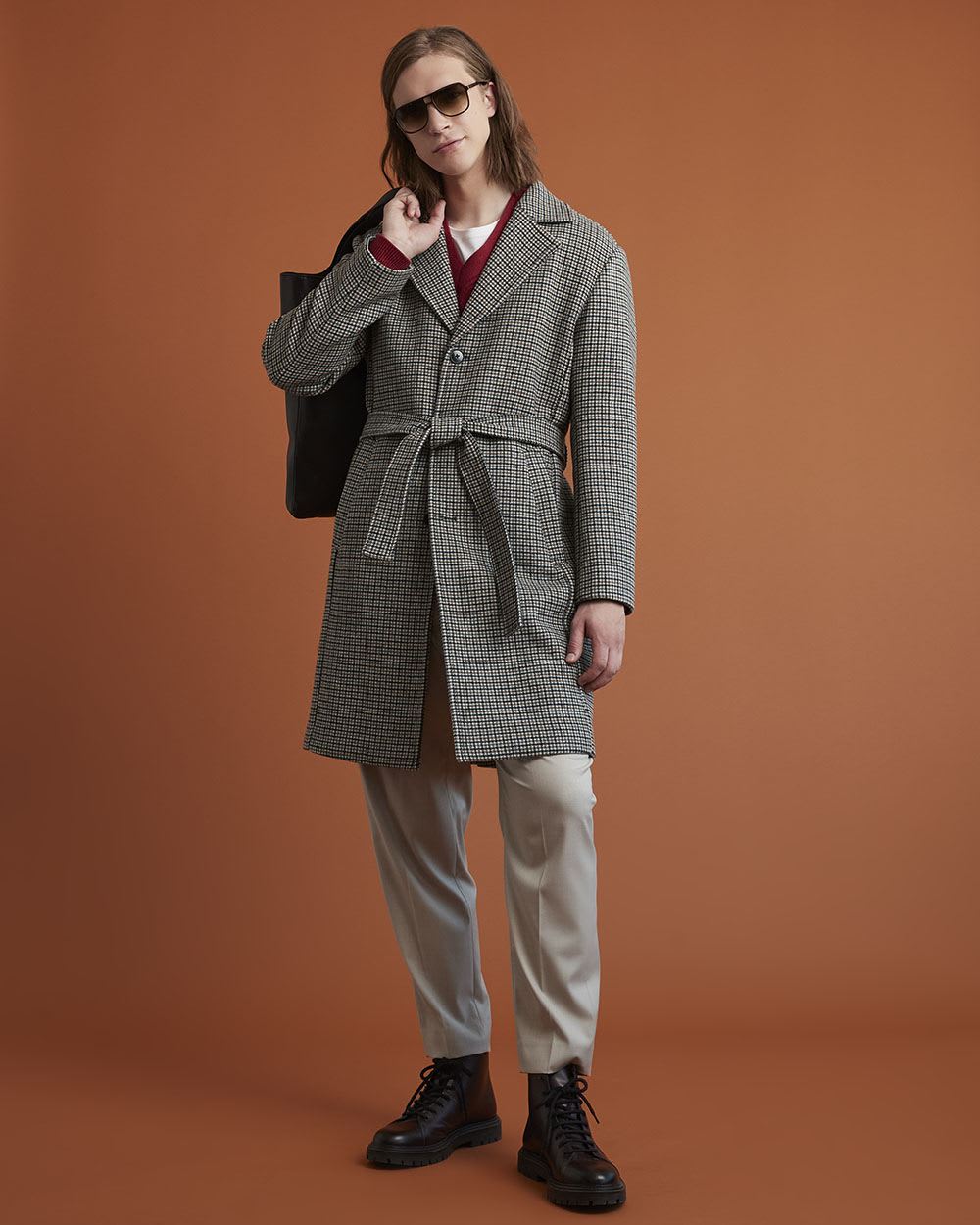 Gender-Neutral Classic Wool Coat