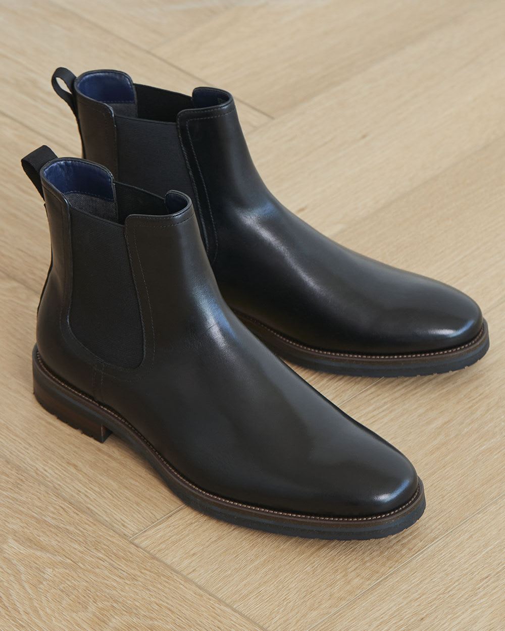 Steve Madden (TM) - Sverne Black Leather Boots