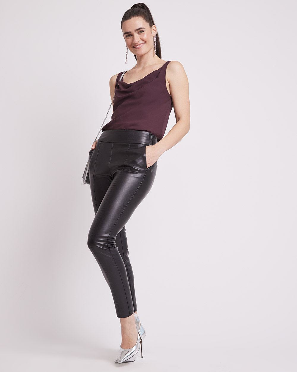 Silky Crepe U-Neck Cami