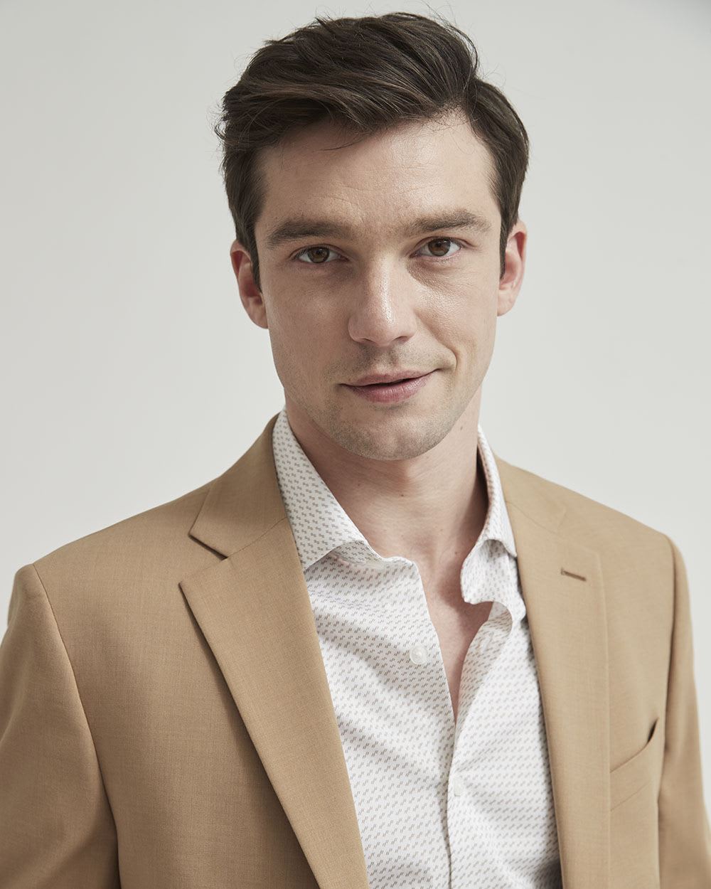 Slim Fit Toasted Coconut Suit Blazer