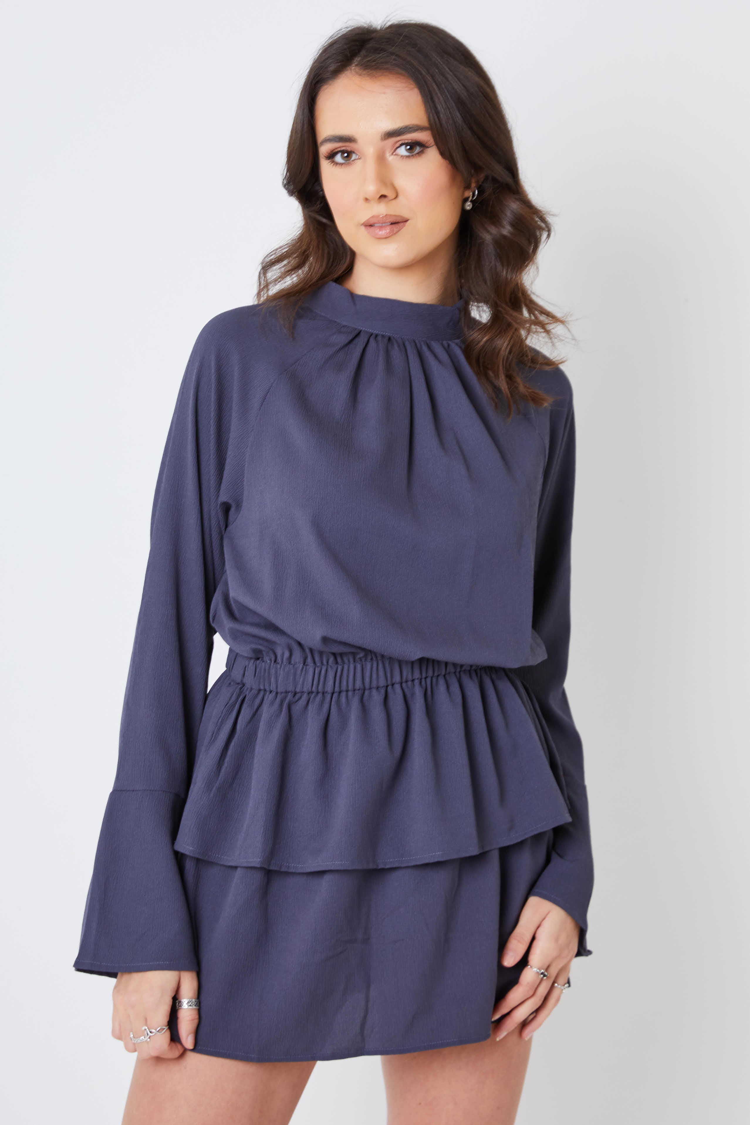 Creea Halter neck Mini Dress