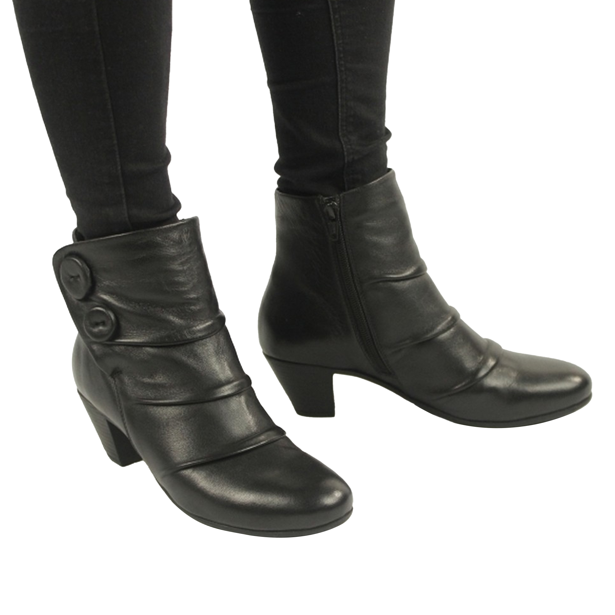 Cipriata - Womens/Ladies Emma Button Ankle Boot