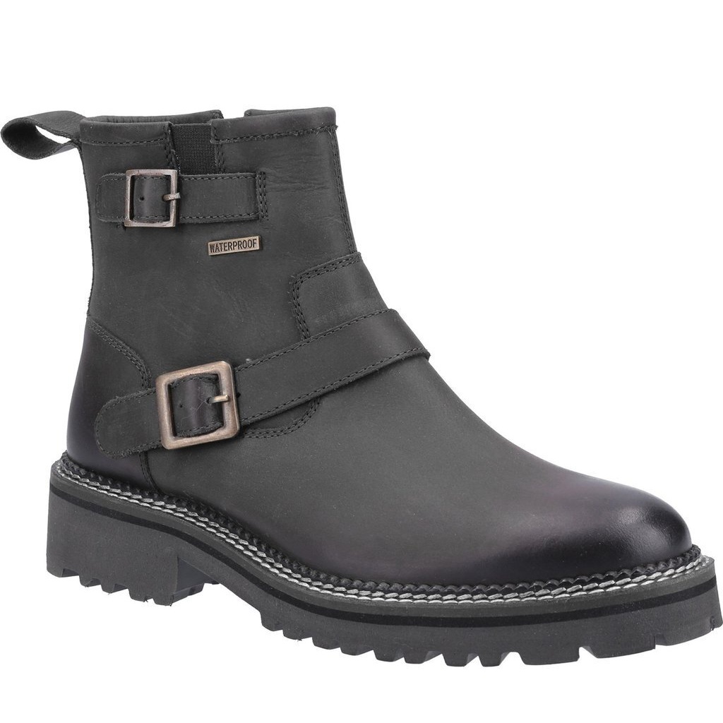 Cotswold - Womens/Ladies Combe Zip Leather Ankle Boots