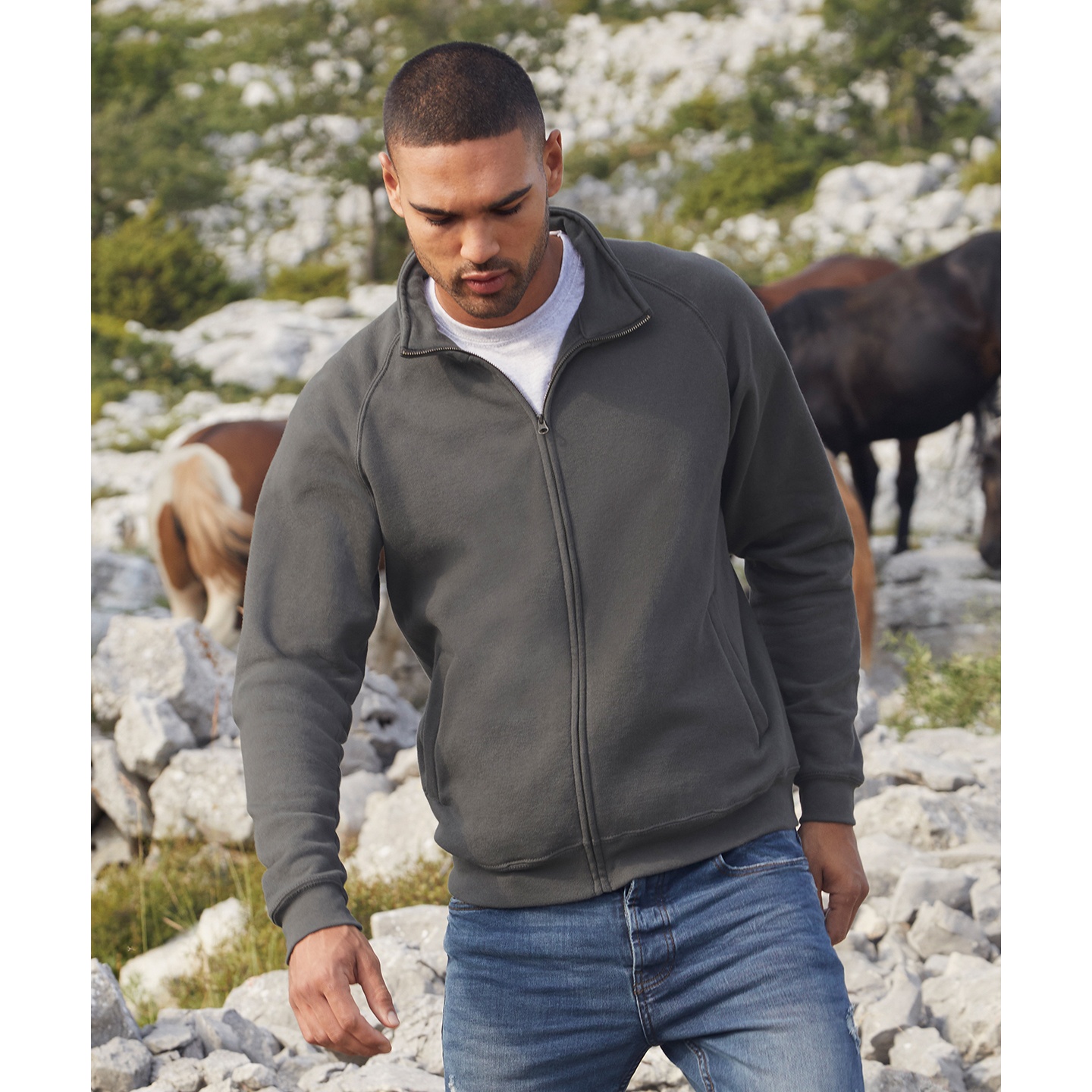 Fruit of the Loom - Mens Classic 80/20 Sweatshirt