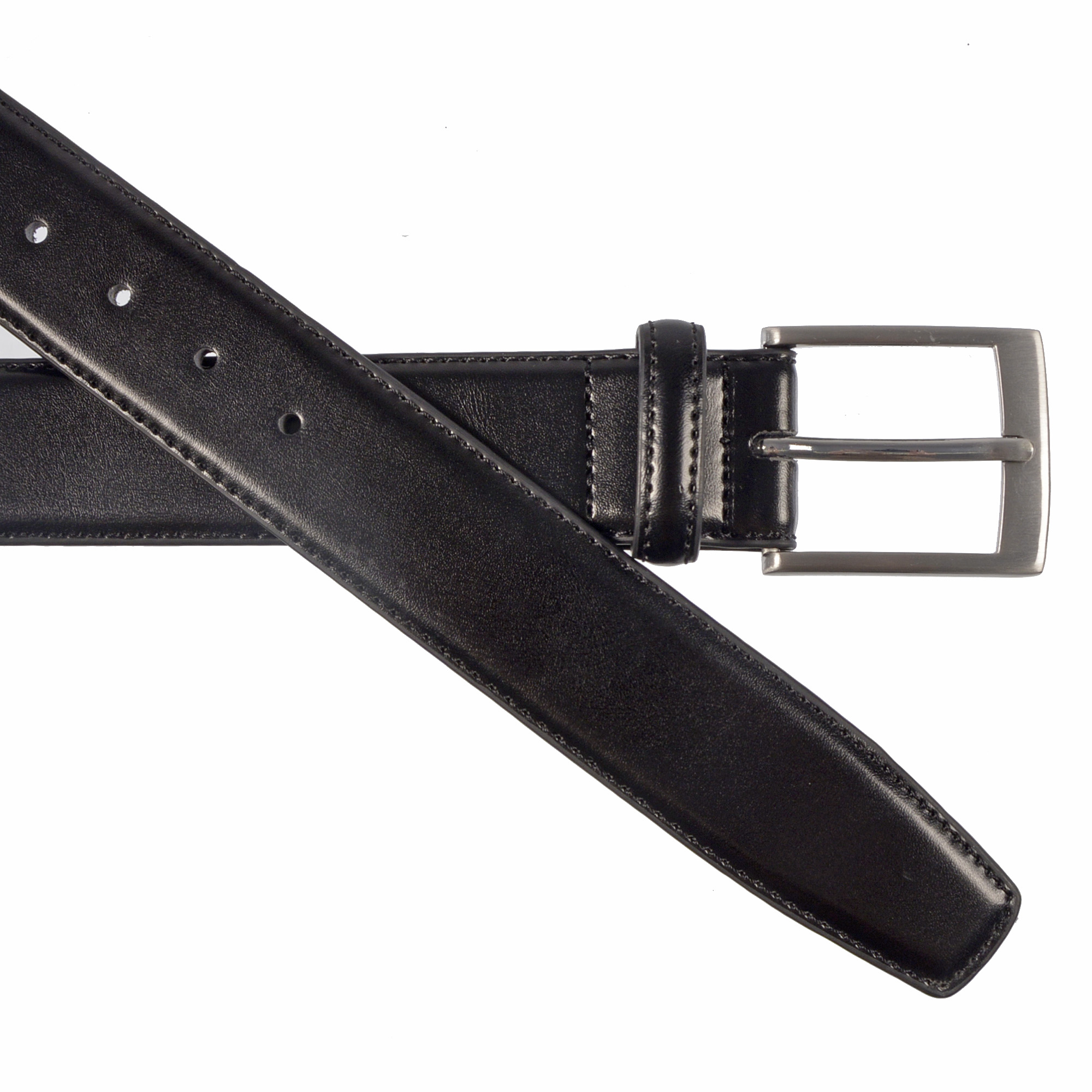 Club Rochelier Men's Leather Belt 2PC Set