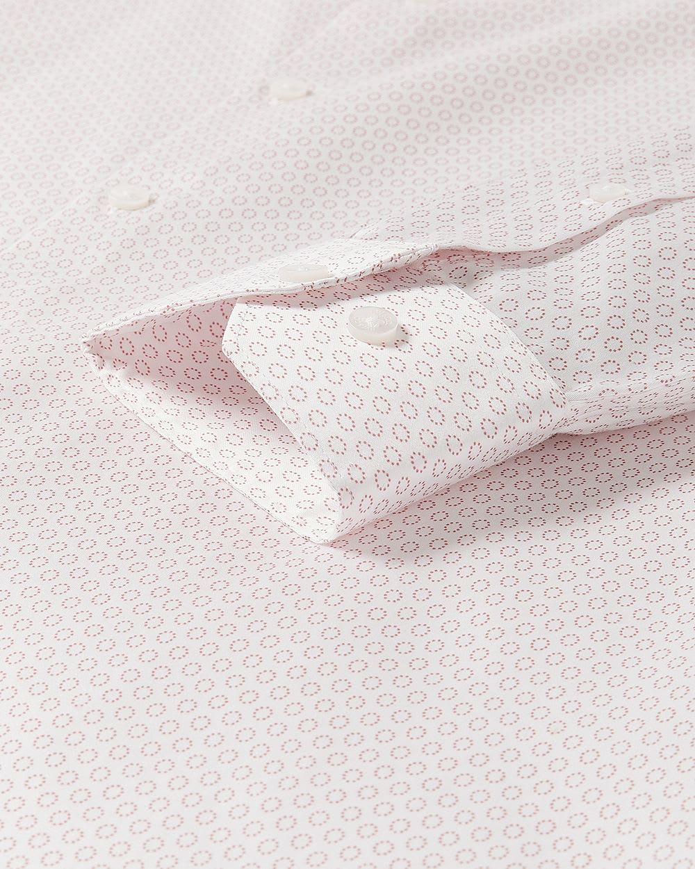 Slim-Fit Dress Shirt with Tiny Circles
