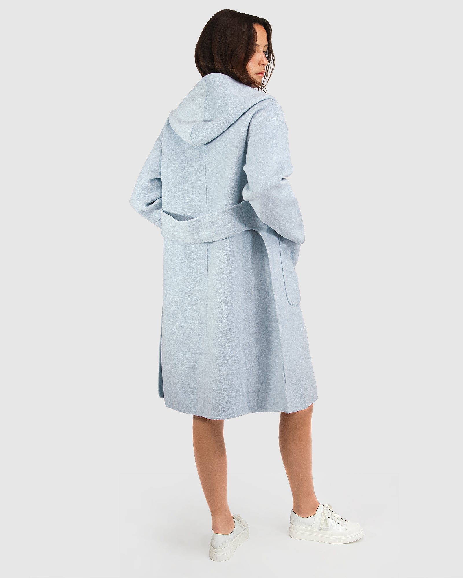 Belle & Bloom Walk This Way Wool Blend Oversized Coat