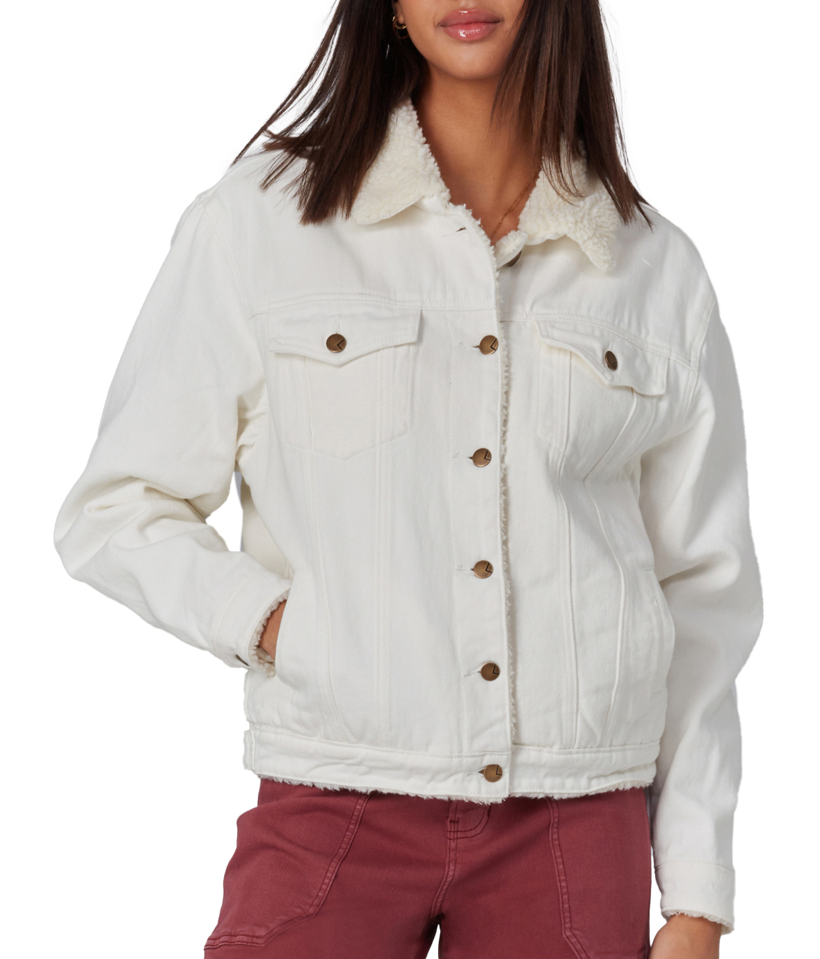 Lola Jeans RIVER-IVRY Trucker Jacket