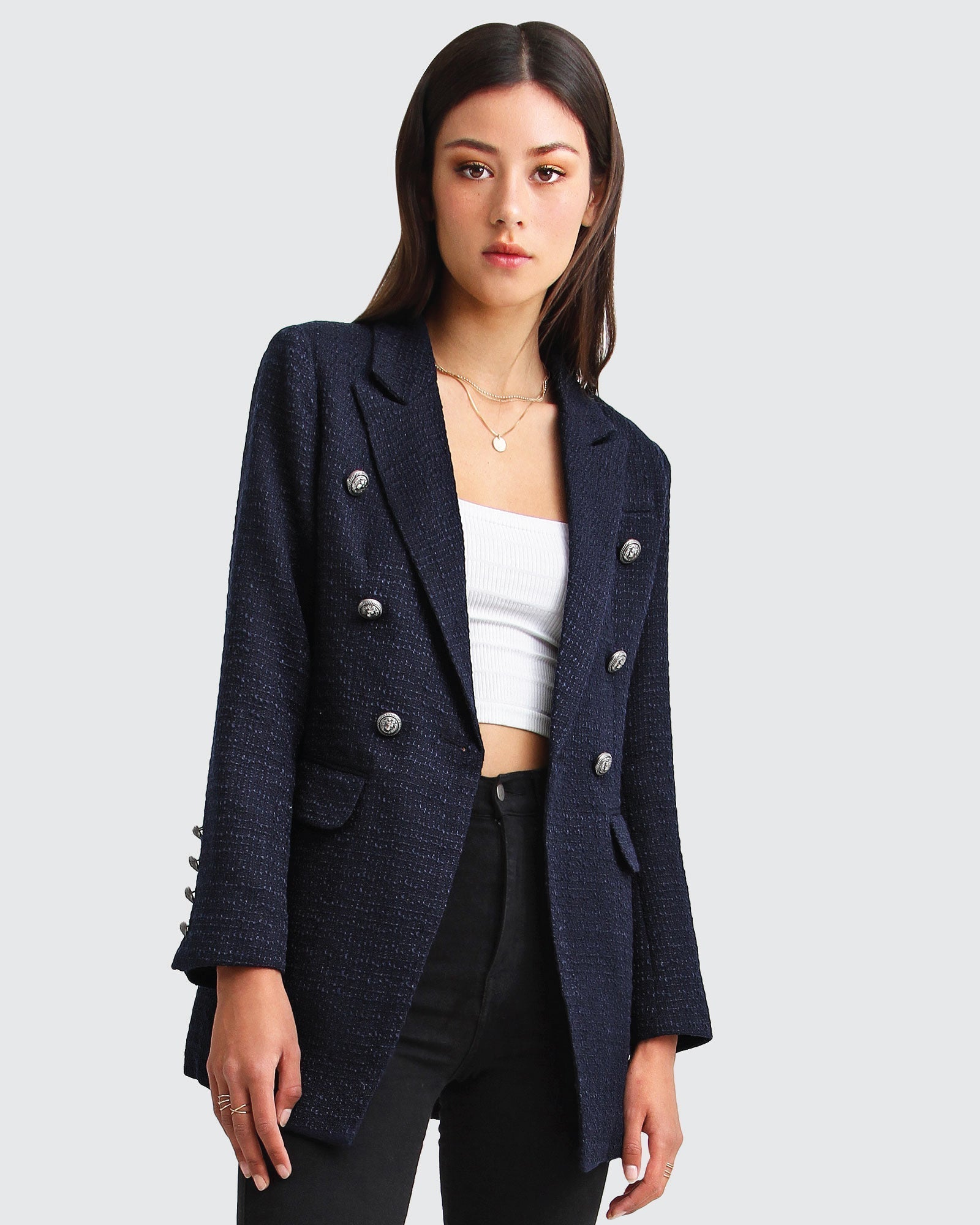 Belle & Bloom Princess Polina Textured Weave Blazer