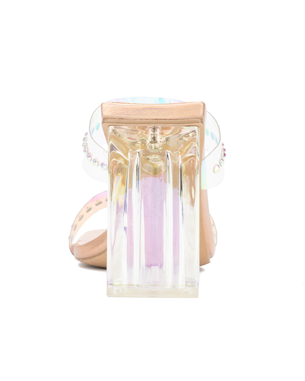 New York & Company Zeta Emb Women's Band Lucite Mule