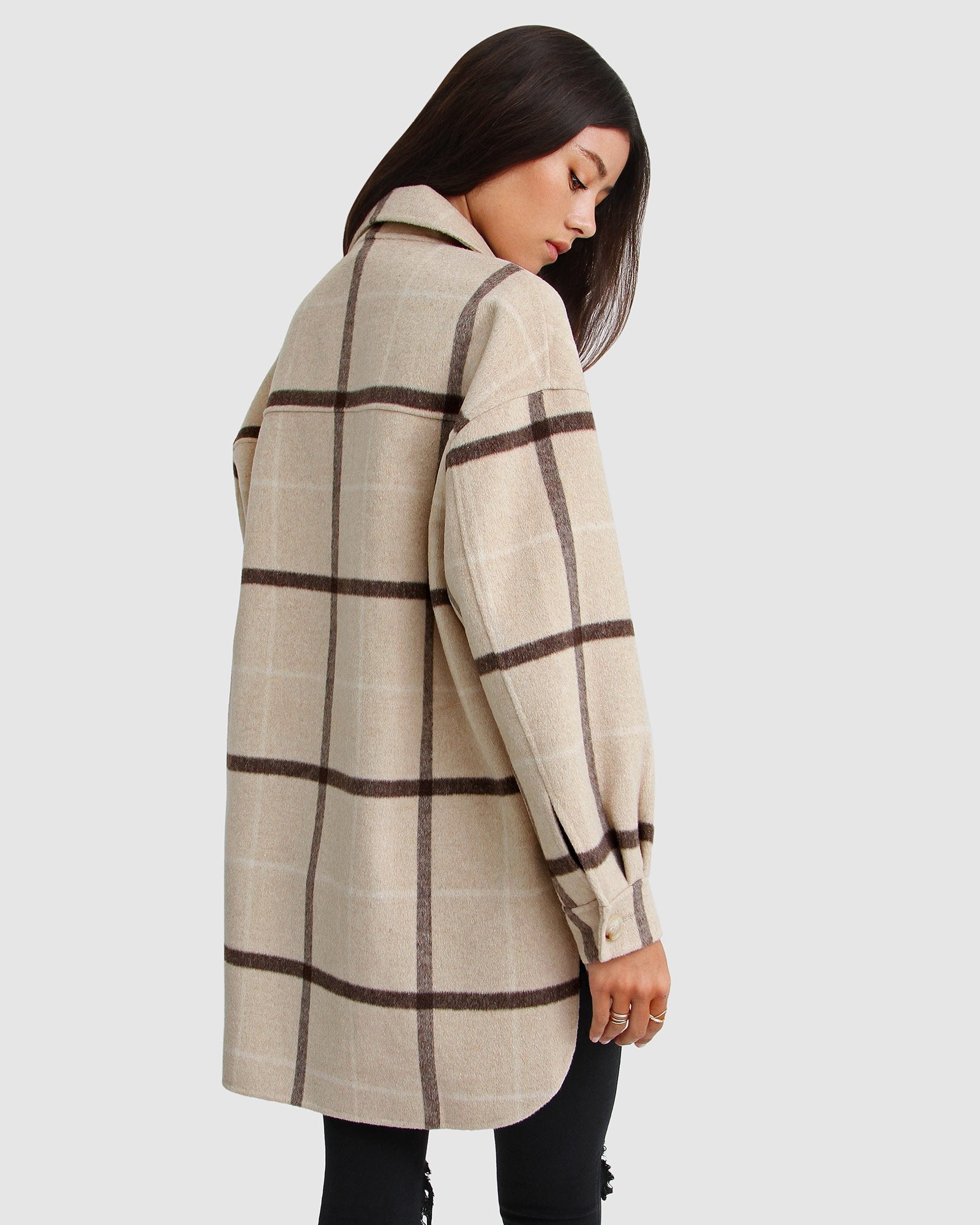 Belle & Bloom River's Edge Plaid Shacket