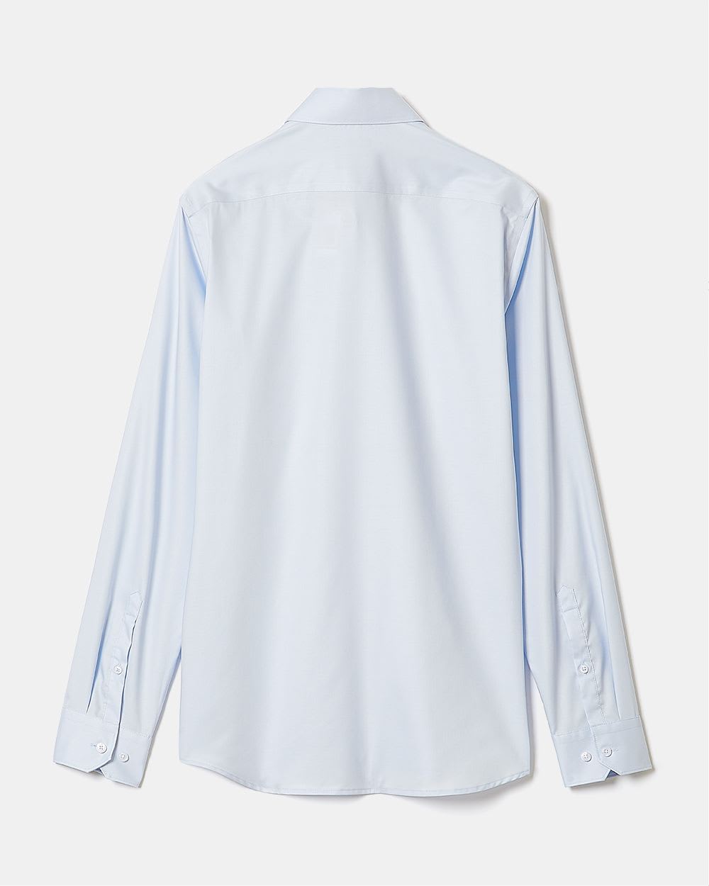 Slim-Fit Solid Sateen Dress Shirt