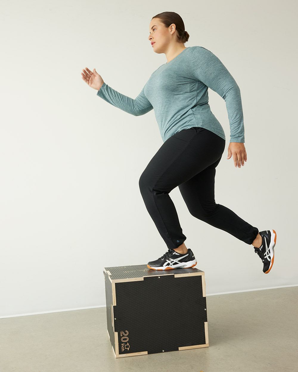 Long-Sleeve Crew-Neck Tee - Dry Lux Hyba Essentials