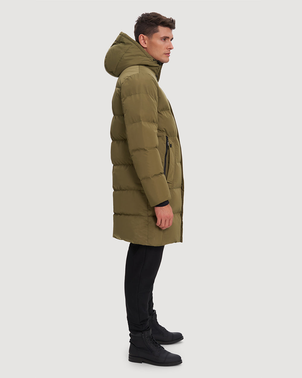 Noize - Trey Long Length Quilted Puffer