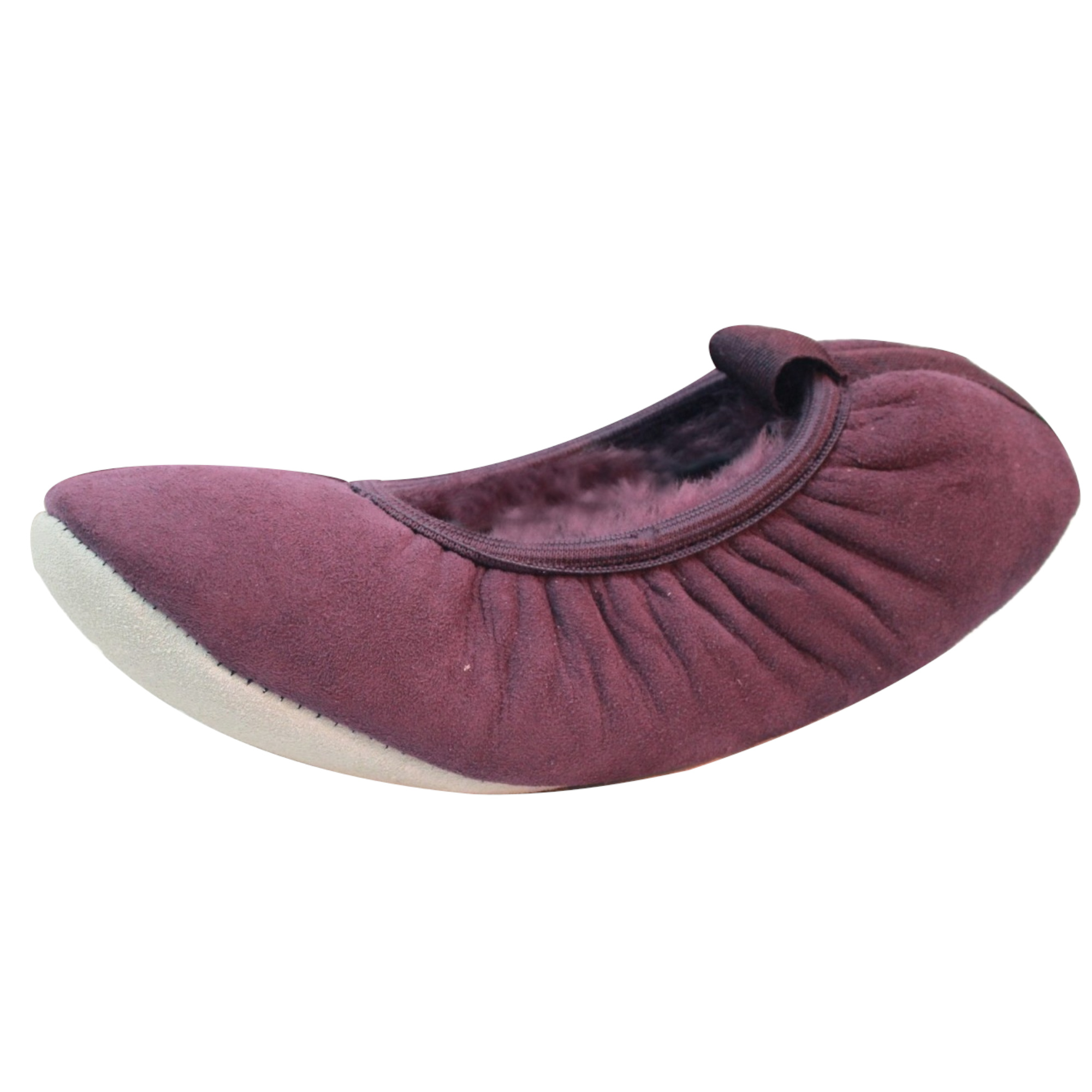 Eastern Counties Leather - Womens/Ladies Sheepskin Lined Ballerina Slippers