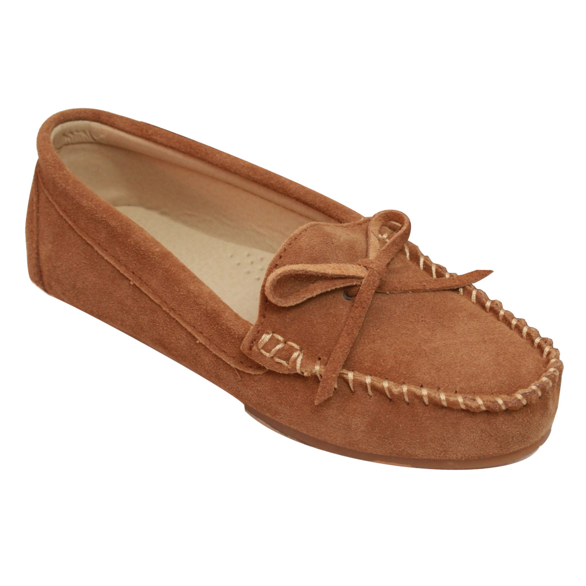 Eastern Counties Leather - Womens/Ladies Suede Moccasins