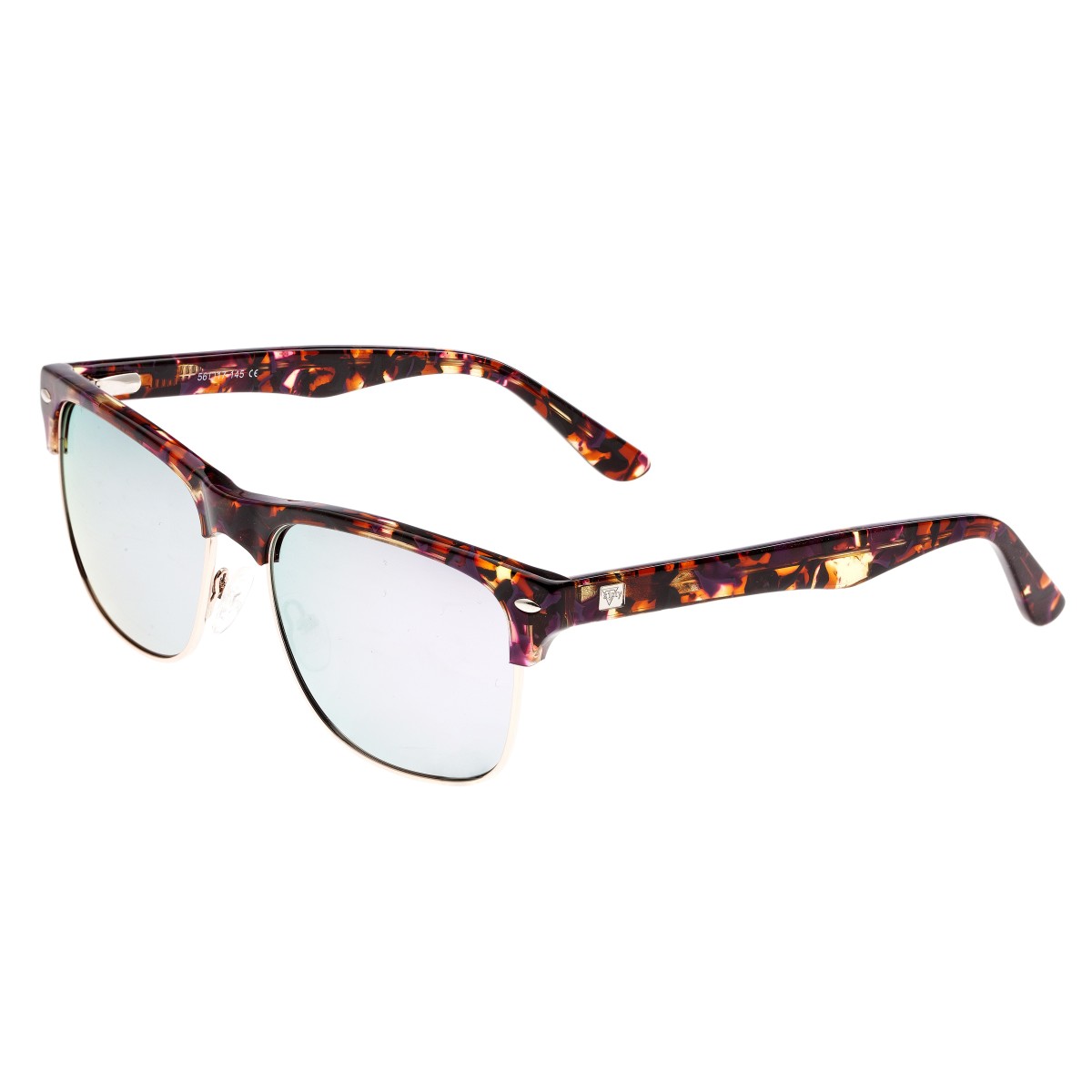Sixty One - Waipio Polarized Sunglasses - Brown-Pink Tortoise/Light Pink