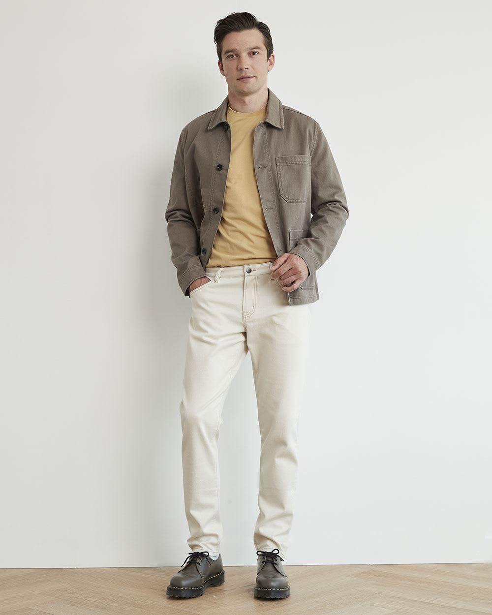Painter Jacket with Shirt Collar