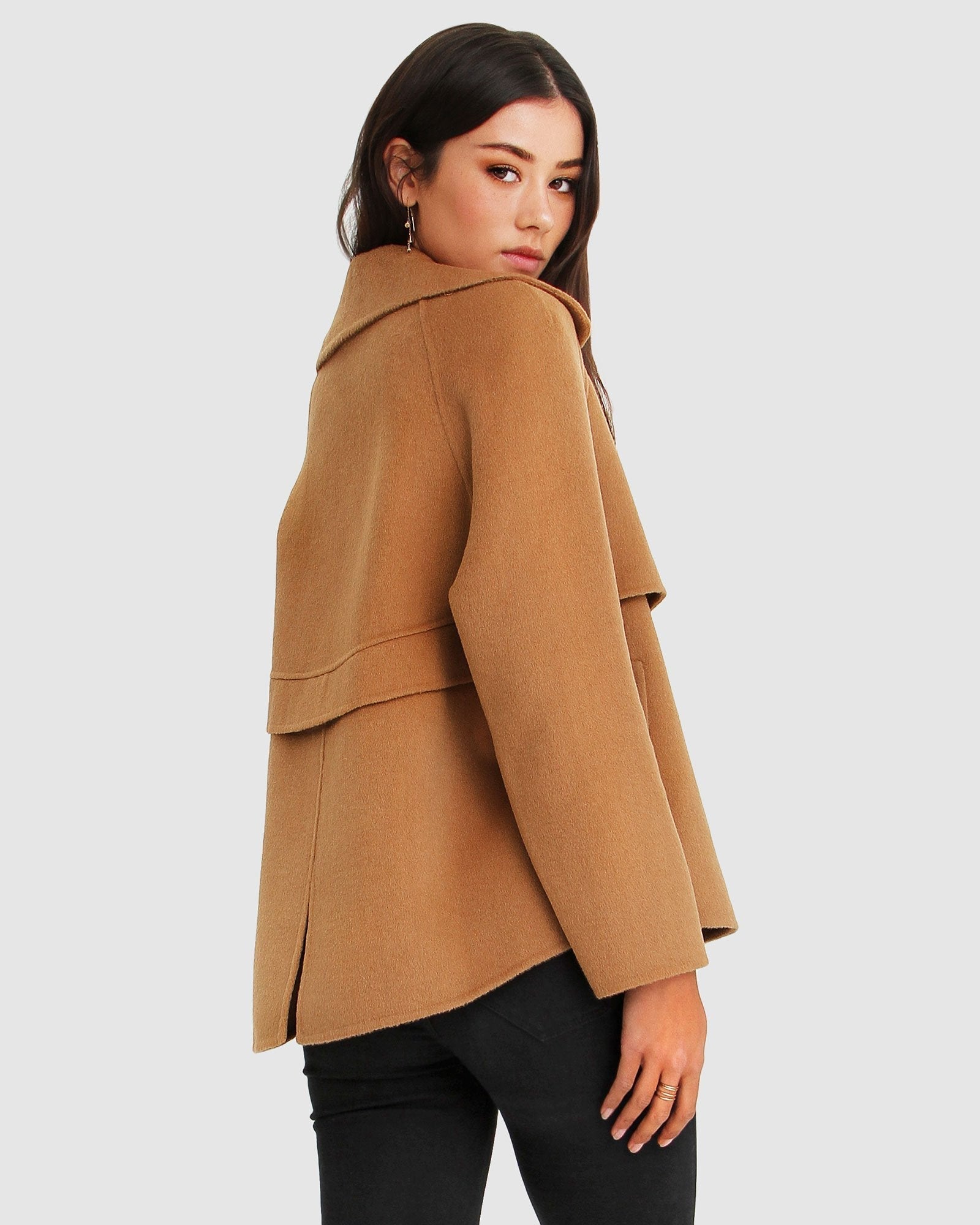 Belle & Bloom I'm Yours Wool Blend Peacoat