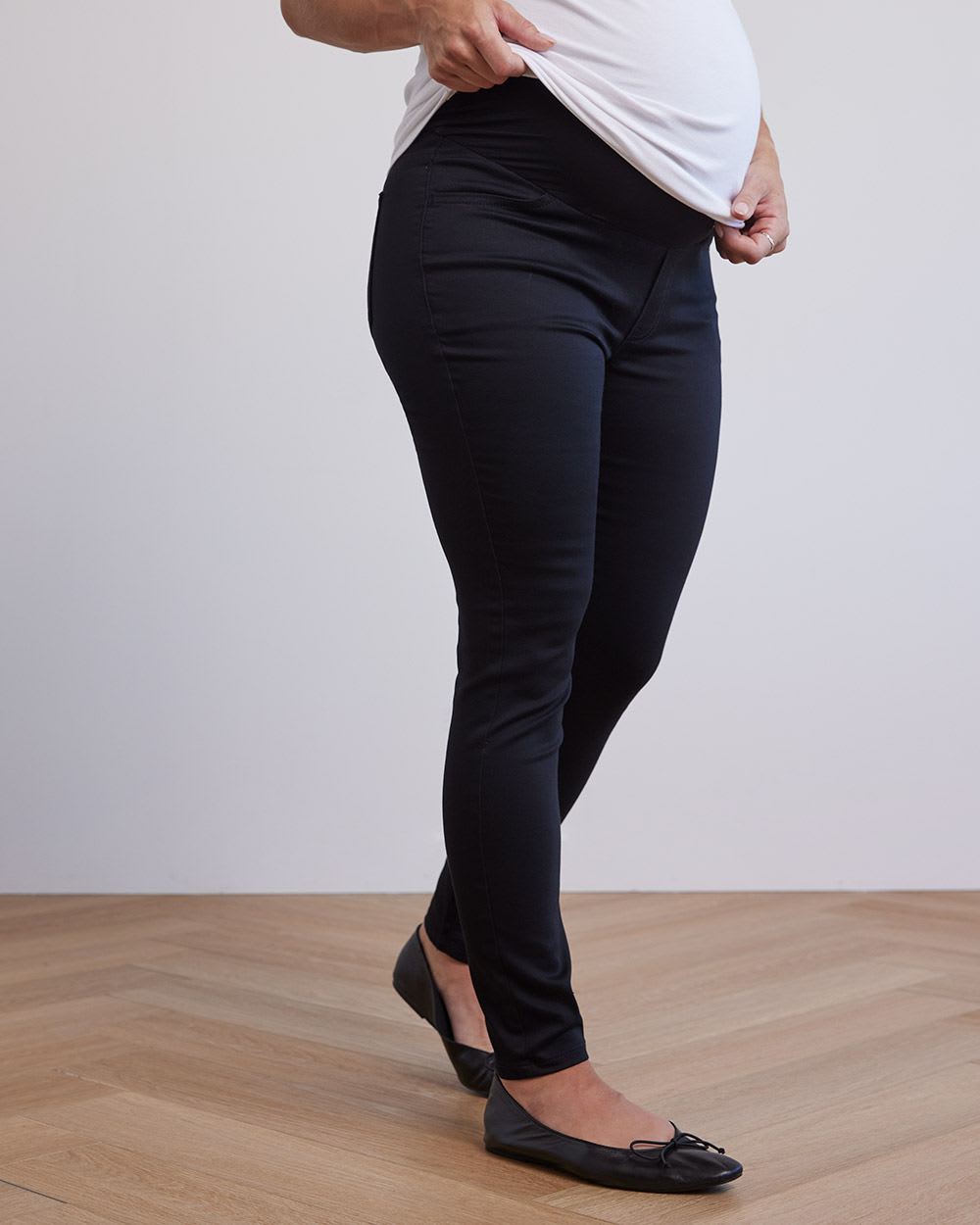 Black Natalie Jegging - Thyme Maternity