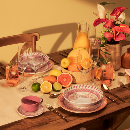 Oxford Unni Etna 30 Pieces Dinnerware Set Service for 6