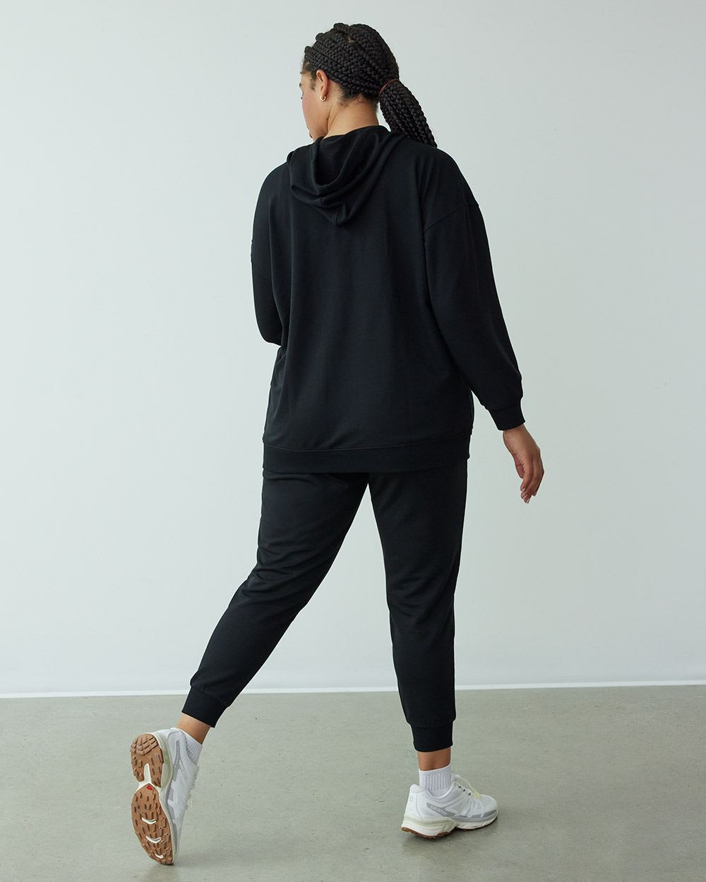 French Terry Long Jacket, Hyba