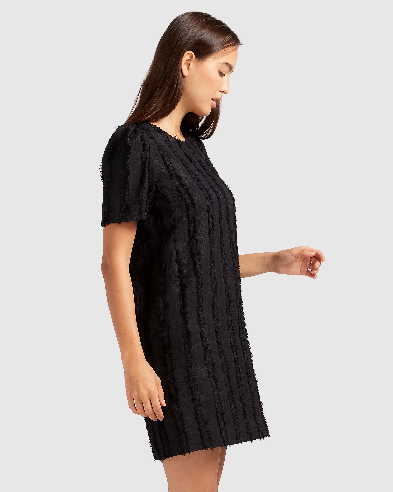 Belle & Bloom Star Child Textured Mini Dress