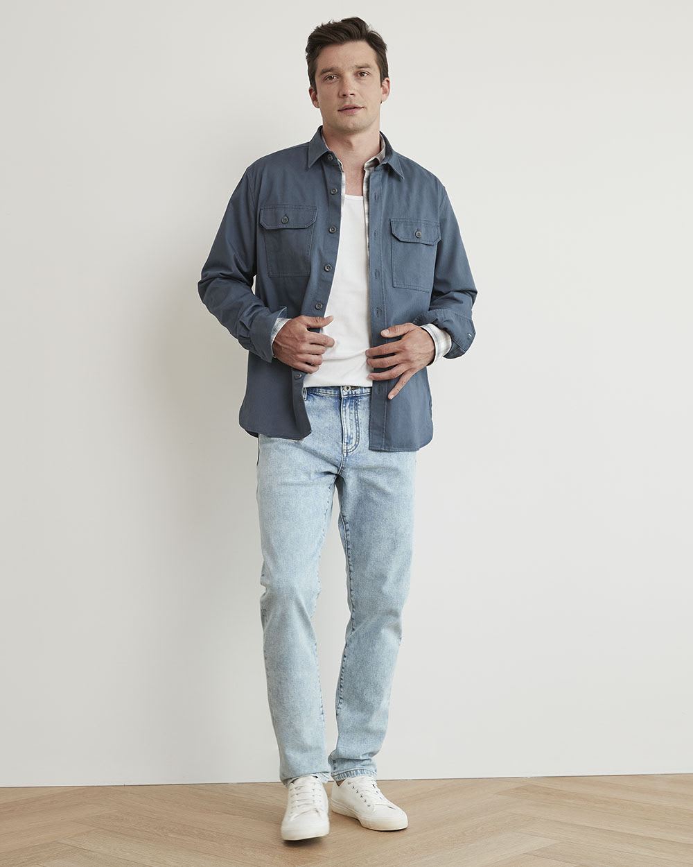 Casual Twill Overshirt
