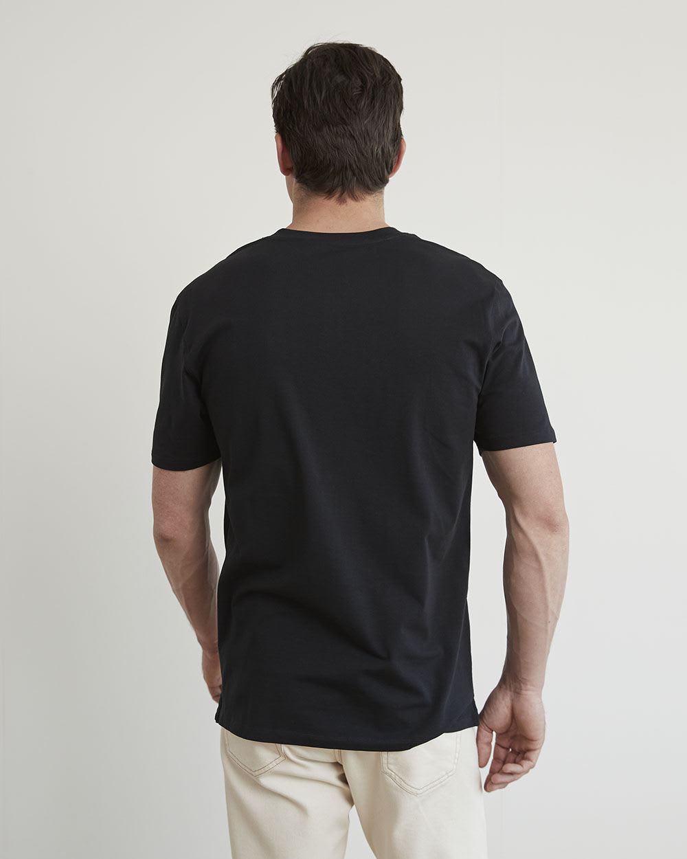 Supima Cotton (R) Henley Short Sleeve T-Shirt