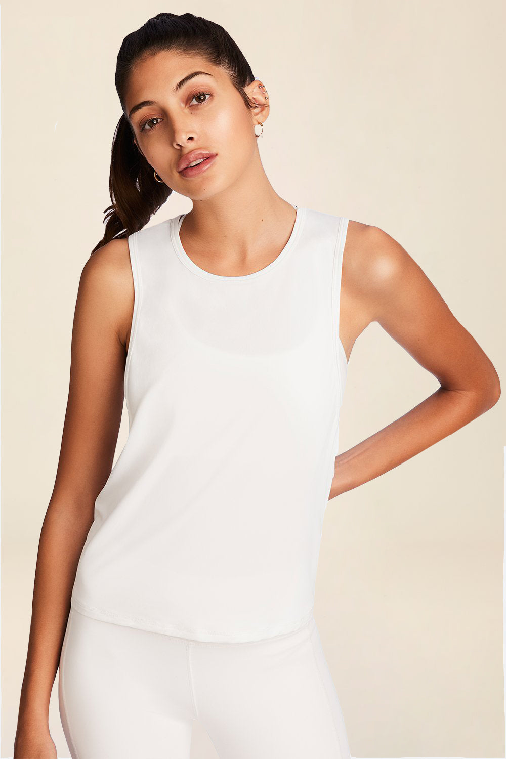 Alala - Mesh Tie-Back Tank