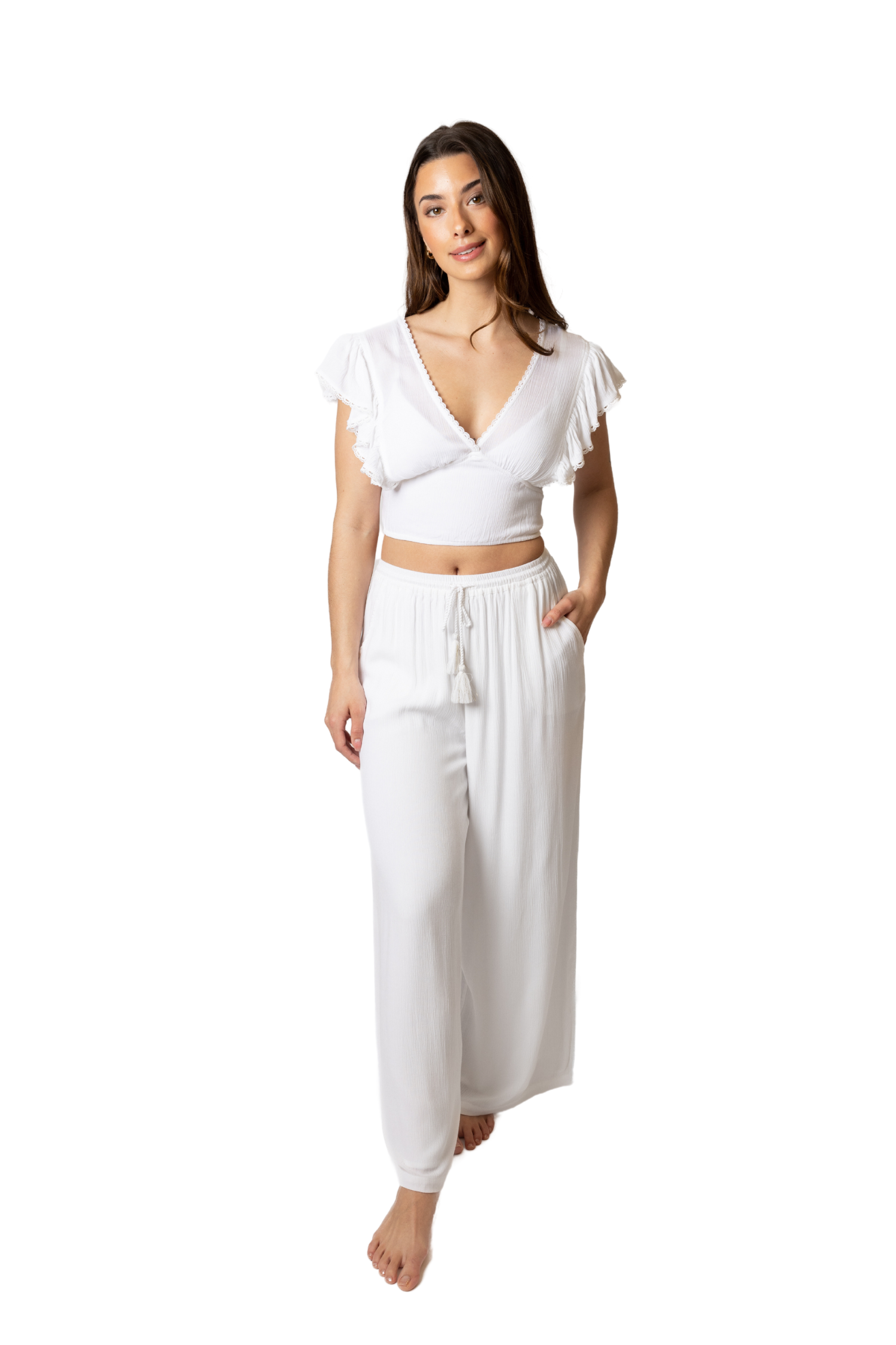 Koy Resort Miami Tie Front Pant