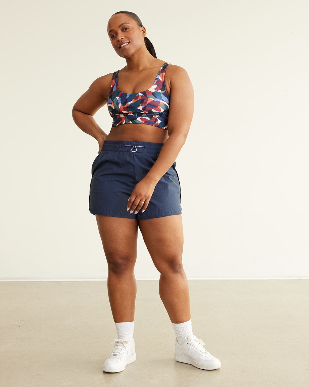 Woven Crinkle Shorts, Hyba