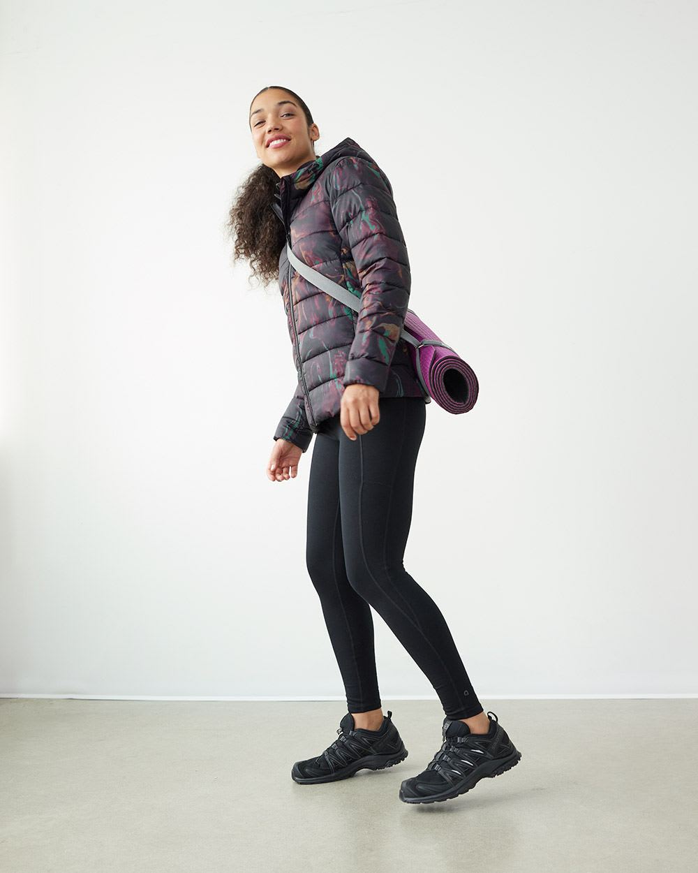 Short Quilted Packable Jacket