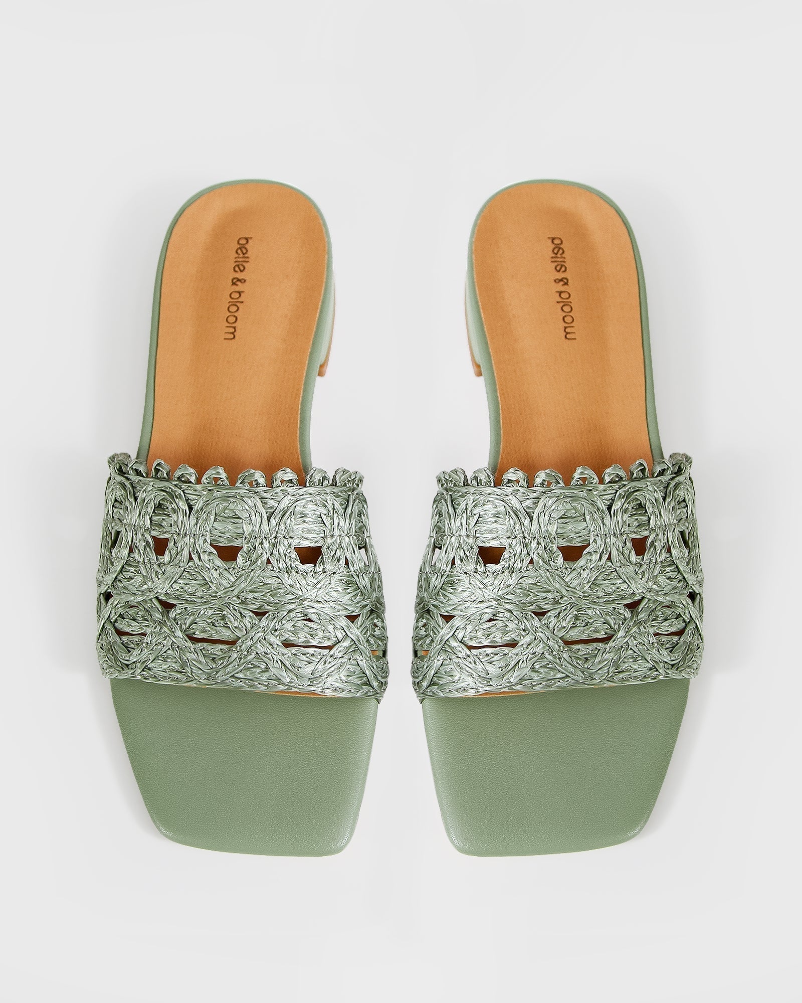 Belle & Bloom Can't Quit You Raffia Slide