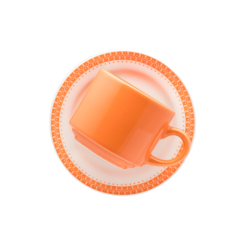 Oxford Donna Tangerine 20 Pieces Dinnerware Set Service for 4